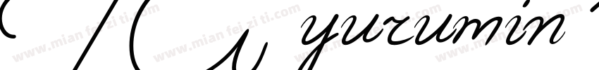 TA yurumin Regular字体转换